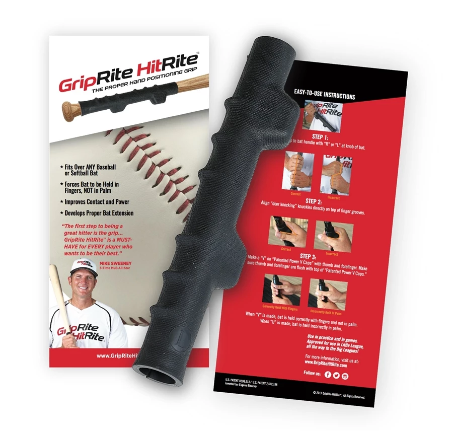 GripRite HitRite Baseball Bat Grip 2 GripRite HitRite Baseball Bat Grip - Image 2