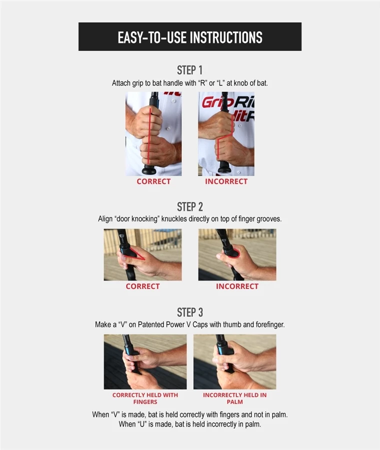 GripRite HitRite Baseball Bat Grip 6 GripRite HitRite Baseball Bat Grip - Image 6