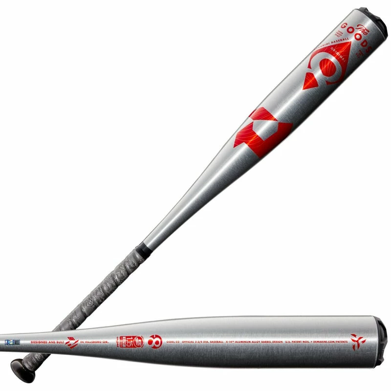 Clearance – 2022 DeMarini The Goods One Piece (-8) USSSA Baseball Bat: WTDXGO8-22 - Image 2