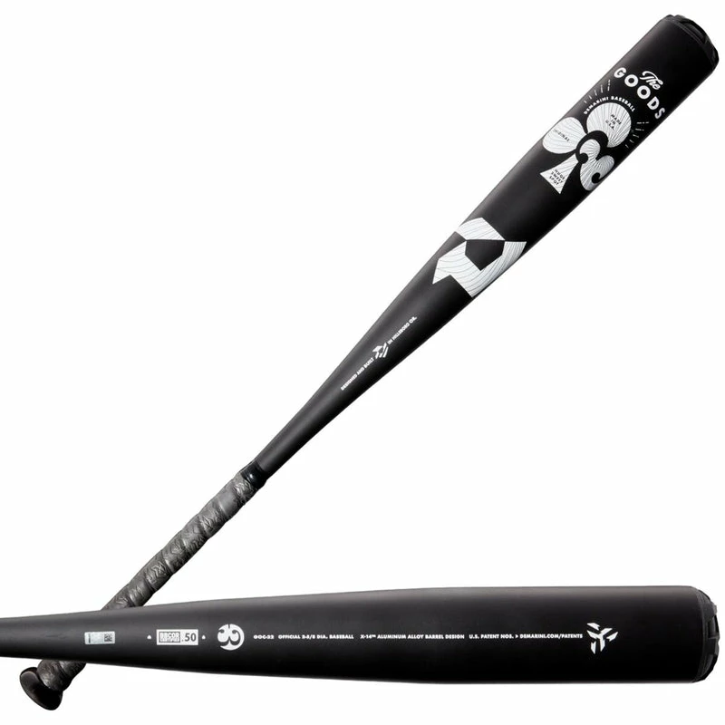 Clearance – 2022 DeMarini The Goods One Piece (-3) BBCOR Baseball Bat: WTDXGOC-22 - Image 2